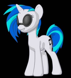Size: 658x718 | Tagged: safe, artist:hashbro, character:dj pon-3, character:vinyl scratch, 3d, cel shading, female, solo
