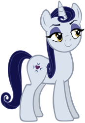 Size: 2900x4187 | Tagged: safe, artist:hunterz263, character:moonlight raven, species:pony, species:unicorn, episode:canterlot boutique, g4, my little pony: friendship is magic, .psd available, absurd resolution, cute, female, mare, photoshop, simple background, smiling, solo, transparent background, vector