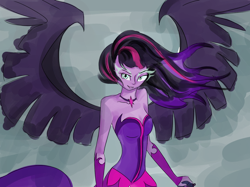 Size: 1024x767 | Tagged: safe, artist:yuntaoxd, character:midnight sparkle, character:twilight sparkle, character:twilight sparkle (scitwi), species:eqg human, equestria girls:friendship games, g4, my little pony: equestria girls, my little pony:equestria girls, female, midnight sparkle, solo
