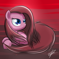 Size: 2000x2000 | Tagged: safe, artist:mister-markers, character:pinkamena diane pie, character:pinkie pie, species:earth pony, species:pony, female, prone, solo
