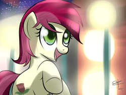 Size: 1400x1050 | Tagged: safe, artist:mister-markers, character:roseluck, excited, female, solo