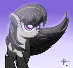 Size: 1400x1300 | Tagged: safe, artist:mister-markers, character:octavia melody, female, solo, windswept mane