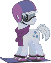 Size: 2325x2889 | Tagged: safe, artist:digiradiance, artist:shutterflyeqd, character:double diamond, clothing, galaxy, goggles, helmet, male, scarf, simple background, skis, solo, transparent background, vector