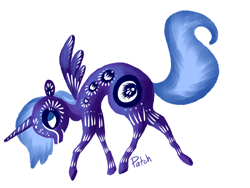 Size: 1600x1200 | Tagged: safe, artist:pashapup, character:princess luna, species:alicorn, species:pony, female, mare, no pupils, s1 luna, simple background, solo, white background