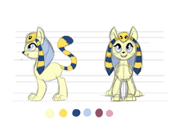 Size: 1600x1200 | Tagged: safe, artist:pashapup, species:sphinx, equestrian mythos, reference sheet, solo