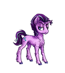 Size: 1347x1516 | Tagged: safe, artist:wolframclaws, character:starlight glimmer, rule 63, simple background, solo, stellar gleam, transparent background