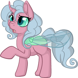 Size: 1286x1283 | Tagged: safe, artist:paintsplatter, oc, oc only, oc:alate pie, parent:pinkie pie, parent:queen chrysalis, parents:pinkiesalis, species:changepony, hybrid, interspecies offspring, magical lesbian spawn, offspring, simple background, solo, transparent background