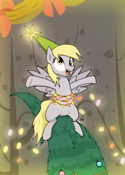 Size: 2505x3507 | Tagged: safe, artist:digiral, character:derpy hooves, species:pegasus, species:pony, episode:a hearth's warming tail, g4, my little pony: friendship is magic, derpy star, female, mare, scene interpretation, solo