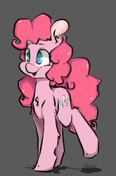 Size: 676x1024 | Tagged: safe, artist:tamyarts, character:pinkie pie, female, simple background, solo
