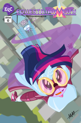 Size: 2927x4452 | Tagged: safe, artist:drewdini, character:masked matter-horn, character:twilight sparkle, comic:equestrian city, episode:power ponies, g4, my little pony: friendship is magic, my little pony:equestria girls, equestrian city, suggestive series