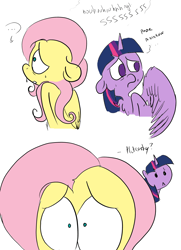 Size: 2480x3425 | Tagged: safe, artist:theponybox696, edit, character:fluttershy, character:twilight sparkle, character:twilight sparkle (alicorn), species:alicorn, species:pony, comic:the cutie pee, episode:the cutie map, g4, my little pony: friendship is magic, color edit, colored, desperation, explicit series, need to pee, omorashi, potty dance, potty emergency, potty time, trotting in place