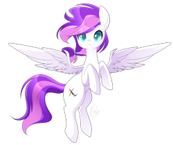 Size: 2400x2008 | Tagged: safe, artist:haydee, oc, oc only, oc:blank canvas, species:pegasus, species:pony, bronycon, cute, female, mare, ocbetes, ponytail, side ponytail, simple background, solo, transparent, transparent background