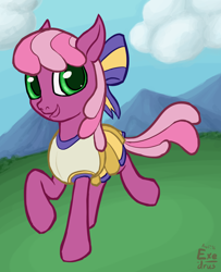 Size: 2064x2536 | Tagged: safe, artist:exedrus, character:cheerilee, episode:the cart before the ponies, g4, my little pony: friendship is magic, cheerileeder, cheerleader, female, looking at you, smiling, solo