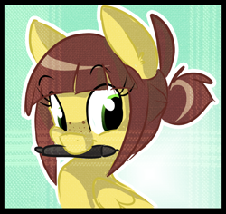 Size: 812x768 | Tagged: safe, artist:indiefoxtail, oc, oc only, species:pegasus, species:pony, mouth hold, solo