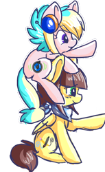 Size: 514x840 | Tagged: safe, artist:indiefoxtail, oc, oc only, oc:harmonic rhyme, species:pegasus, species:pony, pointing