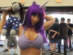 Size: 600x450 | Tagged: safe, artist:sarahn29, character:smarty pants, character:twilight sparkle, species:human, bra, breasts, clothing, cosplay, irl, irl human, photo, underwear