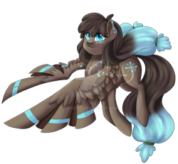 Size: 1024x946 | Tagged: safe, artist:crecious, oc, oc only, species:pegasus, species:pony, solo, watermark