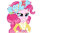 Size: 992x549 | Tagged: safe, artist:yaycelestia0331, character:pinkie pie, episode:a hearth's warming tail, g4, my little pony: friendship is magic, my little pony:equestria girls, female, simple background, solo, spirit of hearth's warming presents, transparent background, vector