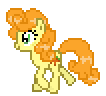 Size: 106x96 | Tagged: safe, artist:inkytophat, character:carrot top, character:golden harvest, desktop ponies, animated, cute, cutie top, female, simple background, transparent background, trotting