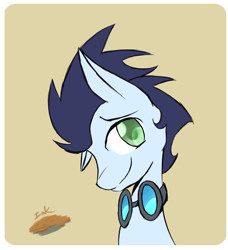 Size: 1813x1992 | Tagged: safe, artist:inkytophat, character:soarin', goggles, smiling