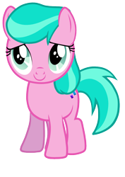 Size: 744x1052 | Tagged: safe, artist:litrojia, character:aquamarine, species:earth pony, species:pony, .svg available, female, filly, simple background, solo, svg, transparent background, vector