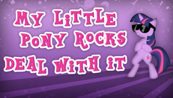 Size: 1920x1080 | Tagged: safe, artist:dipi11, character:twilight sparkle, deal with it, sunglasses, vector, wallpaper