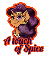 Size: 786x1017 | Tagged: safe, artist:crecious, character:saffron masala, episode:spice up your life, g4, my little pony: friendship is magic, female, profile, solo