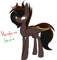 Size: 854x890 | Tagged: safe, artist:stormer, oc, oc only, species:alicorn, species:pony, alicorn oc, fusion, simple background, solo, white background