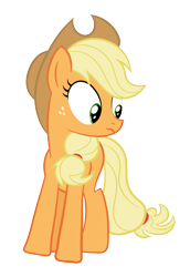 Size: 6864x10000 | Tagged: safe, artist:proenix, character:applejack, absurd resolution, simple background, transparent background, vector