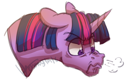 Size: 1466x937 | Tagged: safe, artist:ebonytails, character:twilight sparkle, species:pony, angry, bust, female, hoers, horses doing horse things, portrait, simple background, snorting, solo, transparent background
