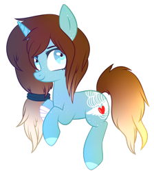 Size: 1684x1876 | Tagged: safe, artist:astralblues, oc, oc only, oc:heart floater, species:pony, species:unicorn, amputee, female, mare, simple background, solo, transparent background