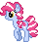 Size: 78x86 | Tagged: safe, artist:lost-our-dreams, oc, oc only, oc:cotton candy, parent:pinkie pie, parent:pokey pierce, parents:pokeypie, species:earth pony, species:pony, kilalaverse, animated, female, gif, mare, offspring, pixel art, simple background, solo, transparent background, trotting