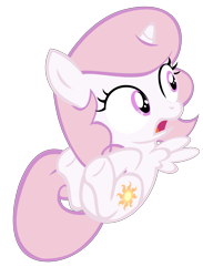 Size: 3000x4100 | Tagged: safe, artist:bronyboy, character:princess celestia, cewestia, cute, cutelestia, female, filly, pink-mane celestia, scared, solo, surprised, young, young celestia, younger