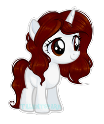Size: 1536x1824 | Tagged: safe, artist:talentspark, oc, oc only, species:pony, species:unicorn, commission, female, filly, simple background, smiling, solo, transparent background