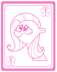 Size: 4140x5200 | Tagged: safe, artist:dipi11, character:fluttershy, absurd resolution, card, female, fluttershutter, simple background, solo, transparent background, vector