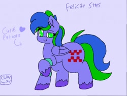 Size: 512x387 | Tagged: safe, artist:chillywilly, oc, oc only, oc:felicity stars, species:pegasus, species:pony, bands