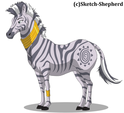 Size: 1024x933 | Tagged: safe, artist:sketch-shepherd, character:zecora, species:zebra, cute, female, grin, hoers, realistic, realistic anatomy, simple background, smiling, solo, transparent background, unshorn fetlocks, zecorable
