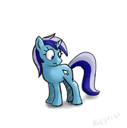 Size: 916x918 | Tagged: safe, artist:bigrigs, character:minuette, species:pony, species:unicorn, female, mare, solo