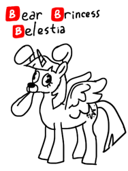 Size: 364x485 | Tagged: safe, artist:bigrigs, character:twilight sparkle, character:twilight sparkle (alicorn), species:alicorn, species:pony, dear princess celestia, female, mare, meme, monochrome, simple background, snapchat filter, solo, spread wings, thot, tongue out, wat, white background, wings, 🅱