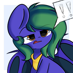 Size: 2000x2000 | Tagged: safe, artist:thieftea, oc, oc only, species:bat pony, species:pony, bat pony oc, bat wings, choker, commission, digital art, eye clipping through hair, green hair, green mane, green tail, high res, male, simple background, solo, stallion, transparent background, ych result