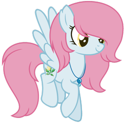 Size: 1024x1012 | Tagged: safe, artist:bloodlover2222, oc, oc:lovely daisy, species:pegasus, species:pony, female, mare, simple background, solo, transparent background