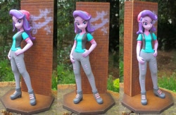 Size: 1024x666 | Tagged: safe, artist:daisymane, character:starlight glimmer, equestria girls:mirror magic, g4, my little pony: equestria girls, my little pony:equestria girls, spoiler:eqg specials, beanie, clothing, craft, female, hat, sculpture, solo, traditional art