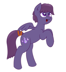 Size: 1201x1318 | Tagged: safe, artist:eyeburn, oc, oc only, oc:vee ness, species:pegasus, species:pony, bipedal, simple background, solo, transparent background