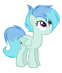 Size: 951x1129 | Tagged: safe, artist:nightmarye, oc, oc:loud storm, parent:fleetfoot, parent:vinyl scratch, species:pegasus, species:pony, female, magical lesbian spawn, mare, offspring, simple background, solo, transparent background
