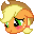 Size: 32x32 | Tagged: safe, artist:gingermint, artist:icekatze, character:applejack, species:pony, icon