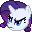 Size: 32x32 | Tagged: safe, artist:gingermint, artist:icekatze, character:rarity, species:pony, icon