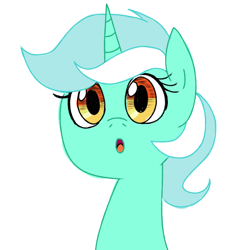 Size: 1280x1280 | Tagged: safe, artist:gintoki23, character:lyra heartstrings, species:pony, species:unicorn, :o, bust, cute, female, lyrabetes, open mouth, portrait, simple background, solo, white background