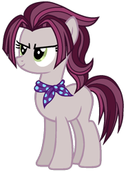 Size: 723x970 | Tagged: safe, artist:otakuchicky1, oc, parent:cayenne, parent:doctor caballeron, species:earth pony, species:pony, female, mare, offspring, simple background, solo, transparent background