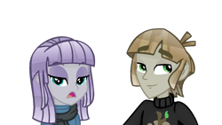 Size: 1288x724 | Tagged: safe, artist:yaycelestia0331, character:maud pie, character:mudbriar, ship:maudbriar, my little pony:equestria girls, equestria girls-ified, female, male, shipping, straight