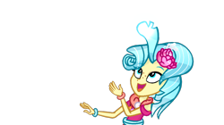 Size: 1024x574 | Tagged: safe, artist:yaycelestia0331, character:princess skystar, my little pony: the movie (2017), my little pony:equestria girls, clothing, equestria girls-ified, flower, flower in hair, simple background, smiling, transparent background